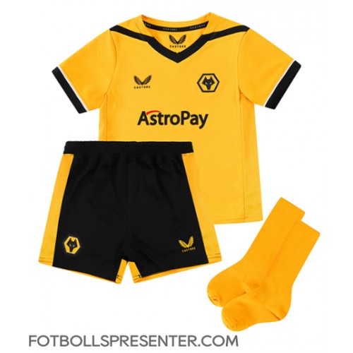 Wolves Ruben Neves #8 Hemmatröja Barn 2022-23 Kortärmad (+ korta byxor)